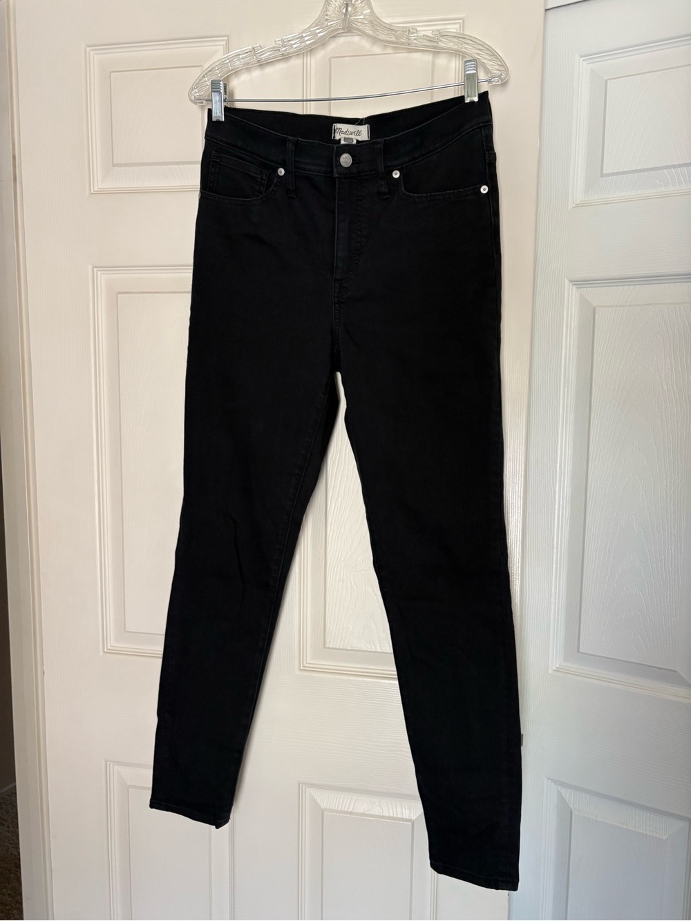 Madewell Black Skinny Jeans 30 Tall